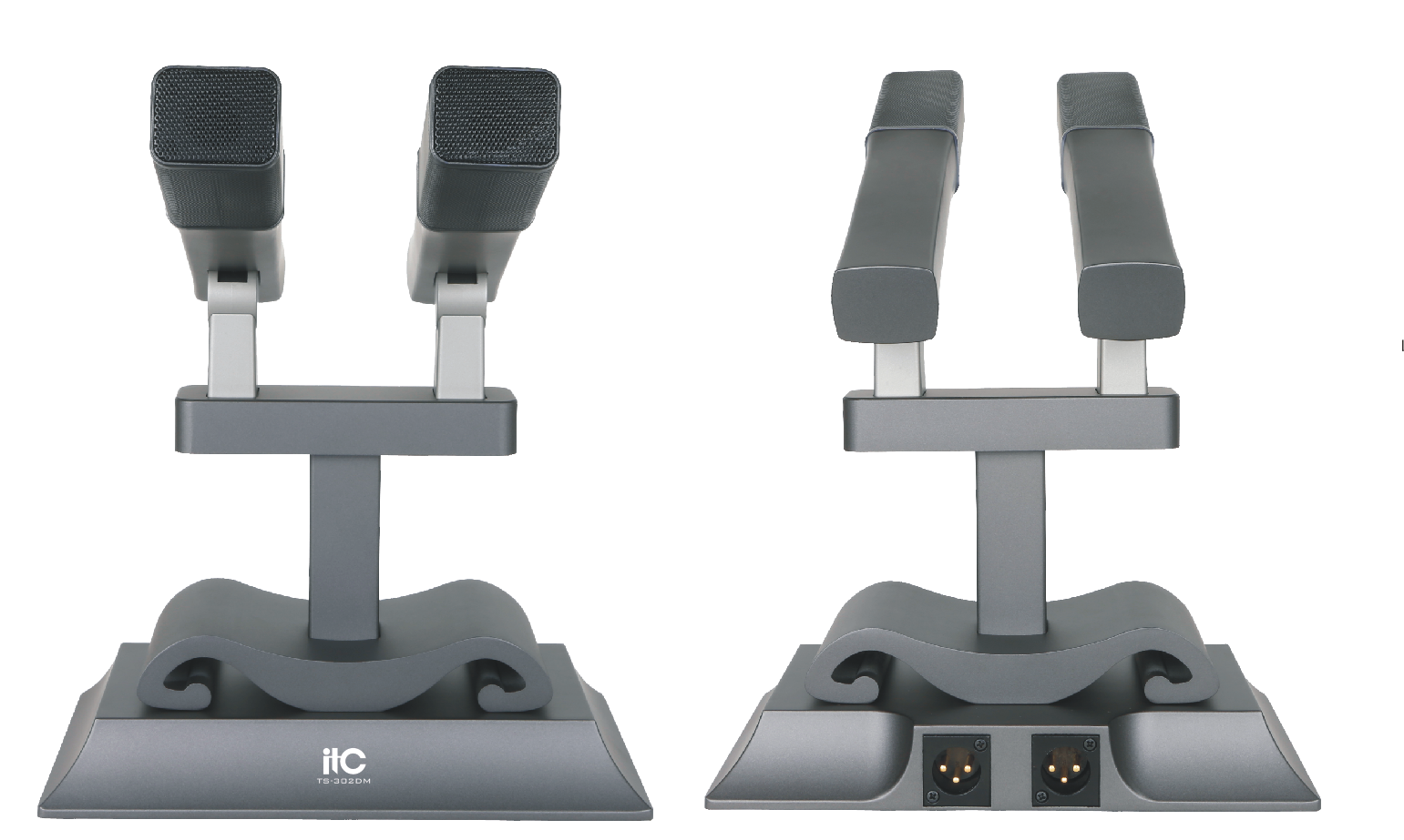 Двойной настольный микрофон ITC TS-302DM